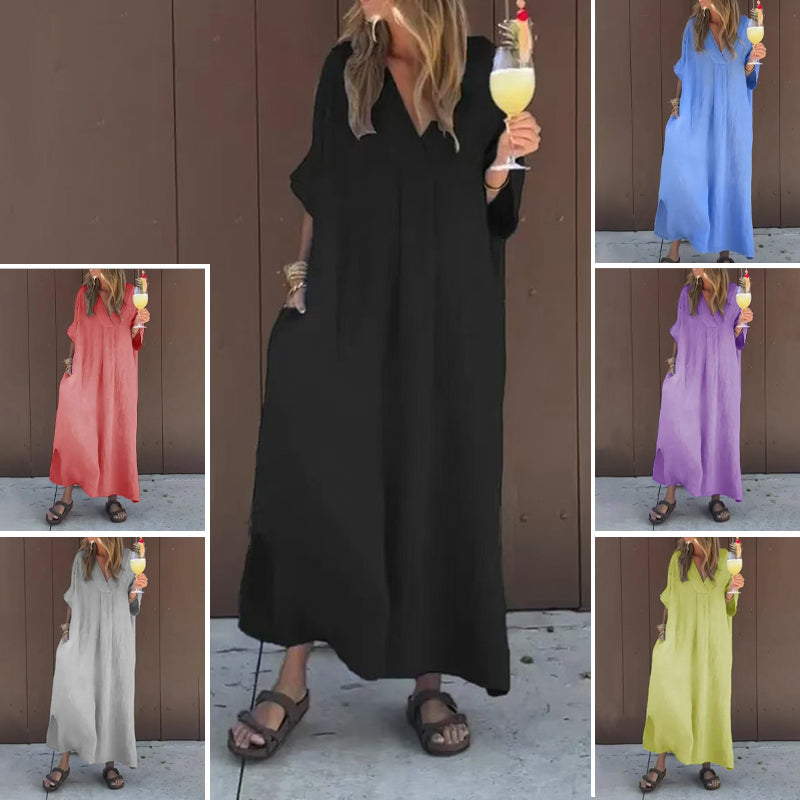 Alessia™ - Casual V-hals Jurk voor Dames