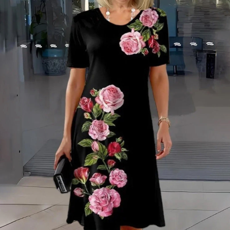 Josina™ - Zomerjurk met bloemenprint