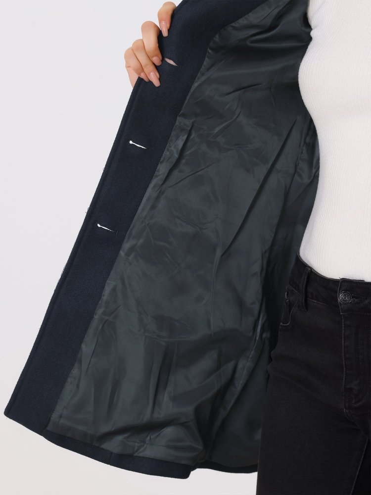 Ceralissea - Dames winterjas met één knoop